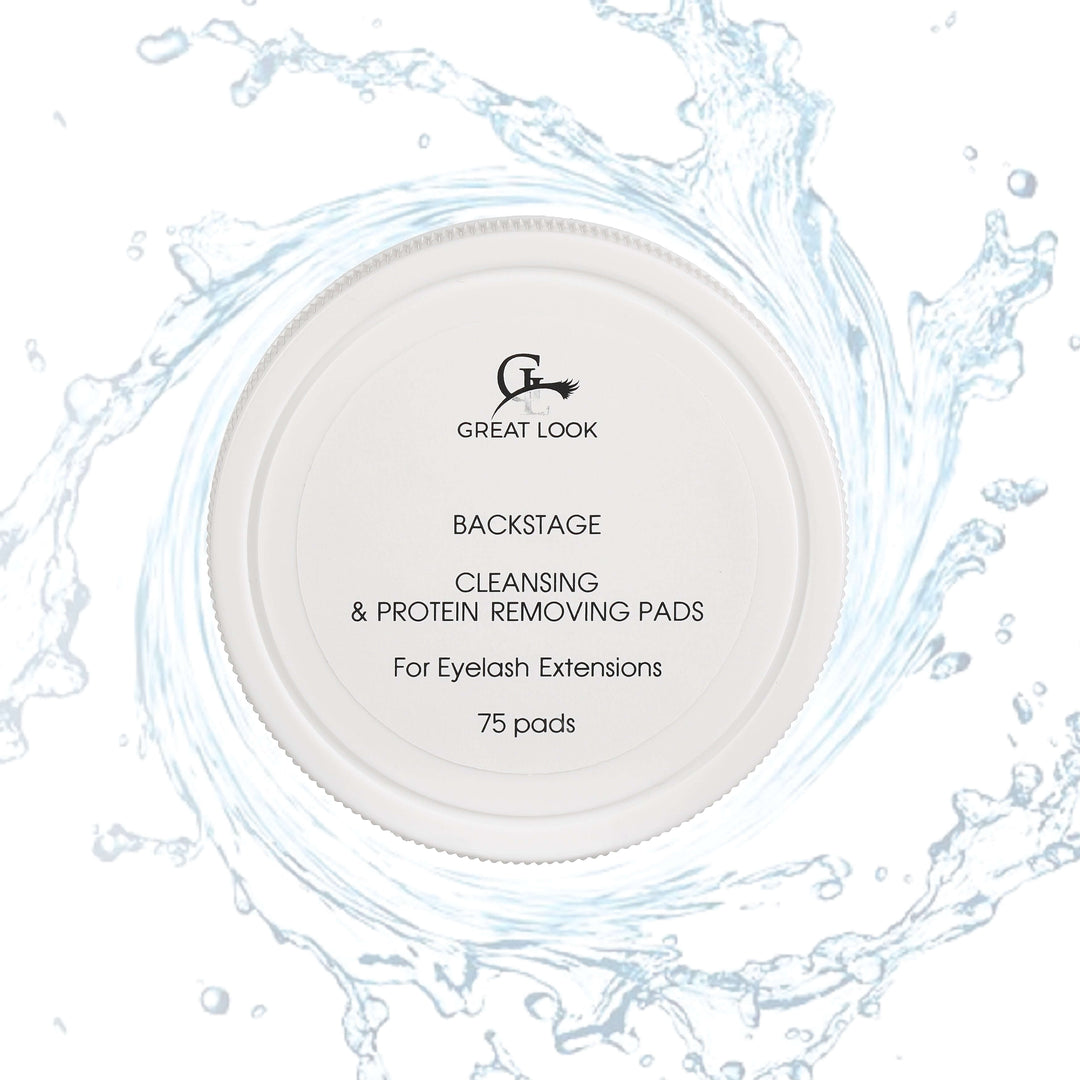lash pads, cleanser lash extensions, lash extensions, protein removing pads